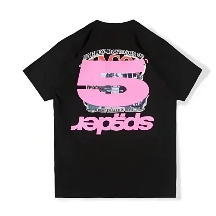 Sp5der Black T-Shirt Harley Davidson