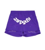 OG WEB SP5DER PURPLE SHORTS