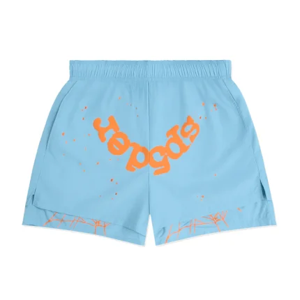 SP5DER SKY BLUE SHORTS
