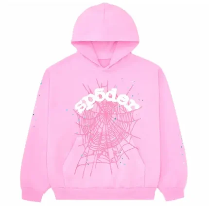 Sp5der Web Hoodie Pink