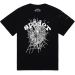 Sp5der Black OG Web V2 Tee