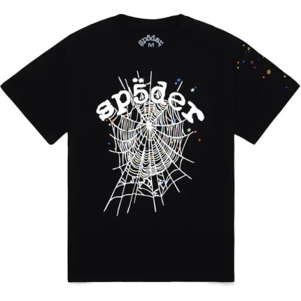 Sp5der Black OG Web V2 Tee