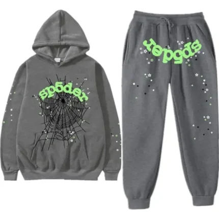 Sp5der Web Tracksuit Grey