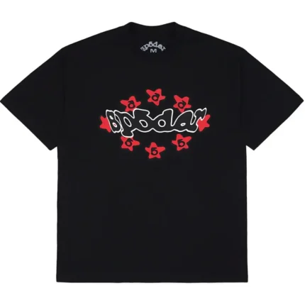 Sp5der Black Warped Tee