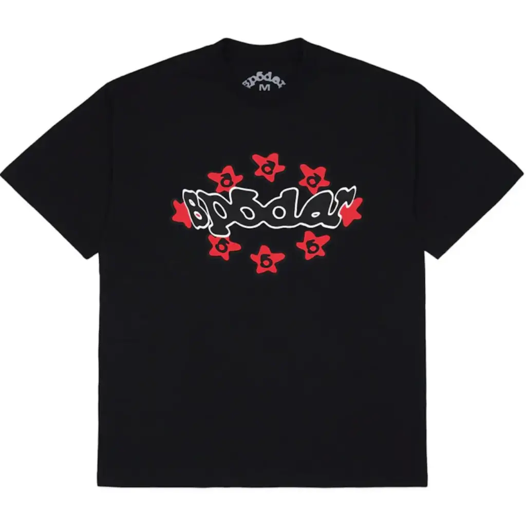 Sp5der Black Warped Tee Sp5der Black Warped Tee