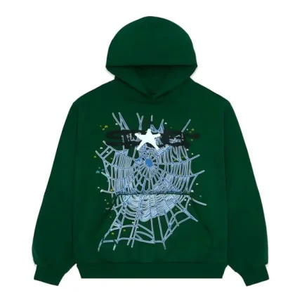 Sp5der Web Hoodie Green