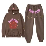 Sp5der Angel Tracksuit Brown