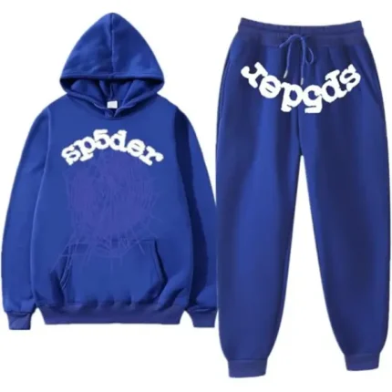 Sp5der Web Tracksuit Blue