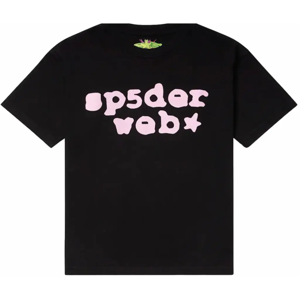 Sp5der Black/Pink Web T-Shirt Sp5der Black/Pink Web T-Shirt