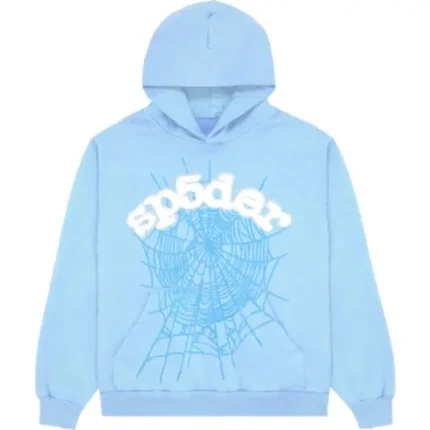 Sp5der Sky Blue Tracksuit