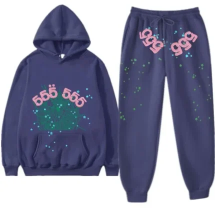 Sp5der Young Tracksuit Blue
